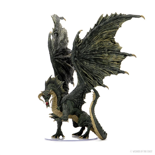 DnD - Adult Black Dragon - Icons of the Realms Premium DnD Figur